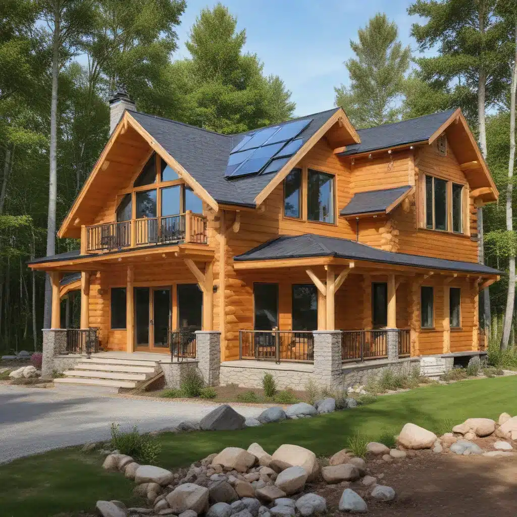 Achieving Net-Zero Energy with Innovative Log Home Design