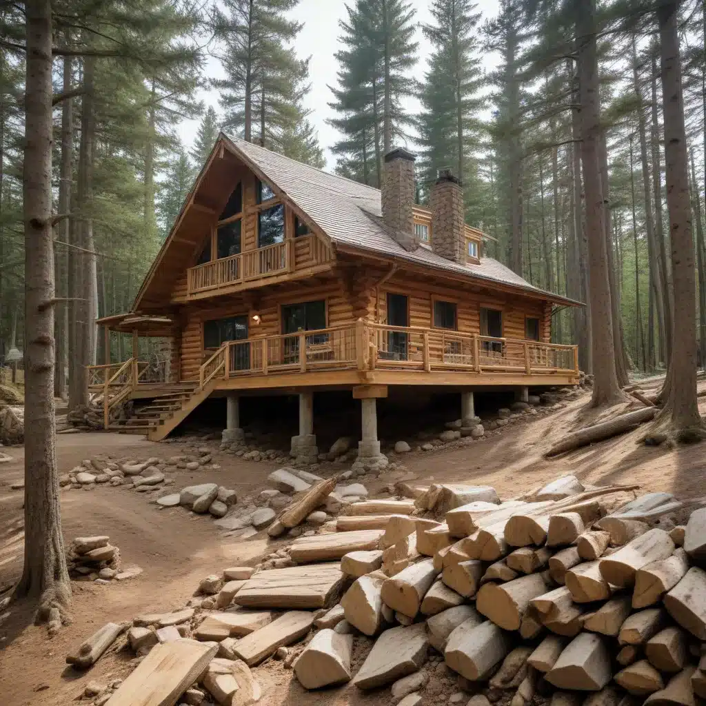 Adapting Log Cabin Construction for Steep Terrain