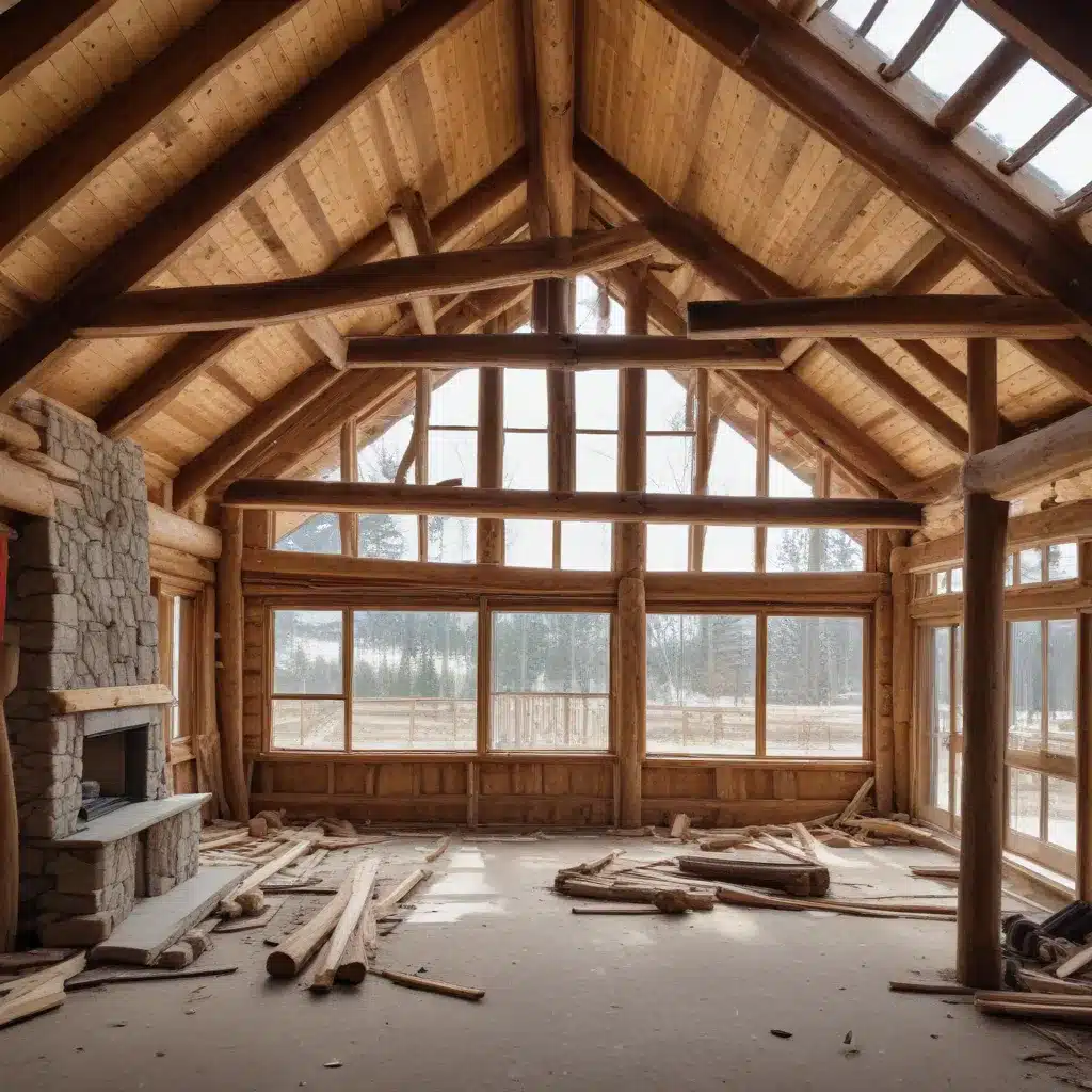 Adaptive Reuse of Timber Resources for Log Home Framing