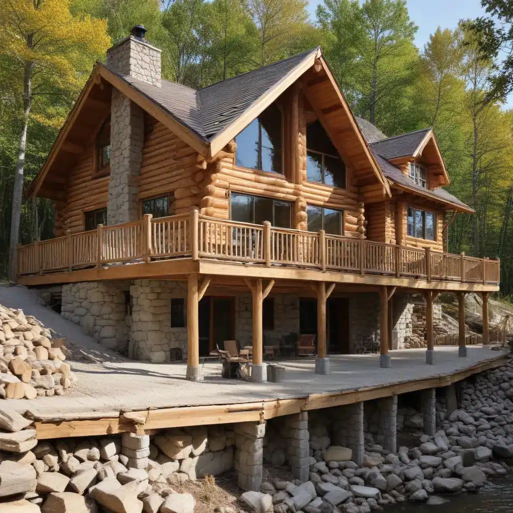 Addressing Log Home Structural Challenges on Sloped Sites