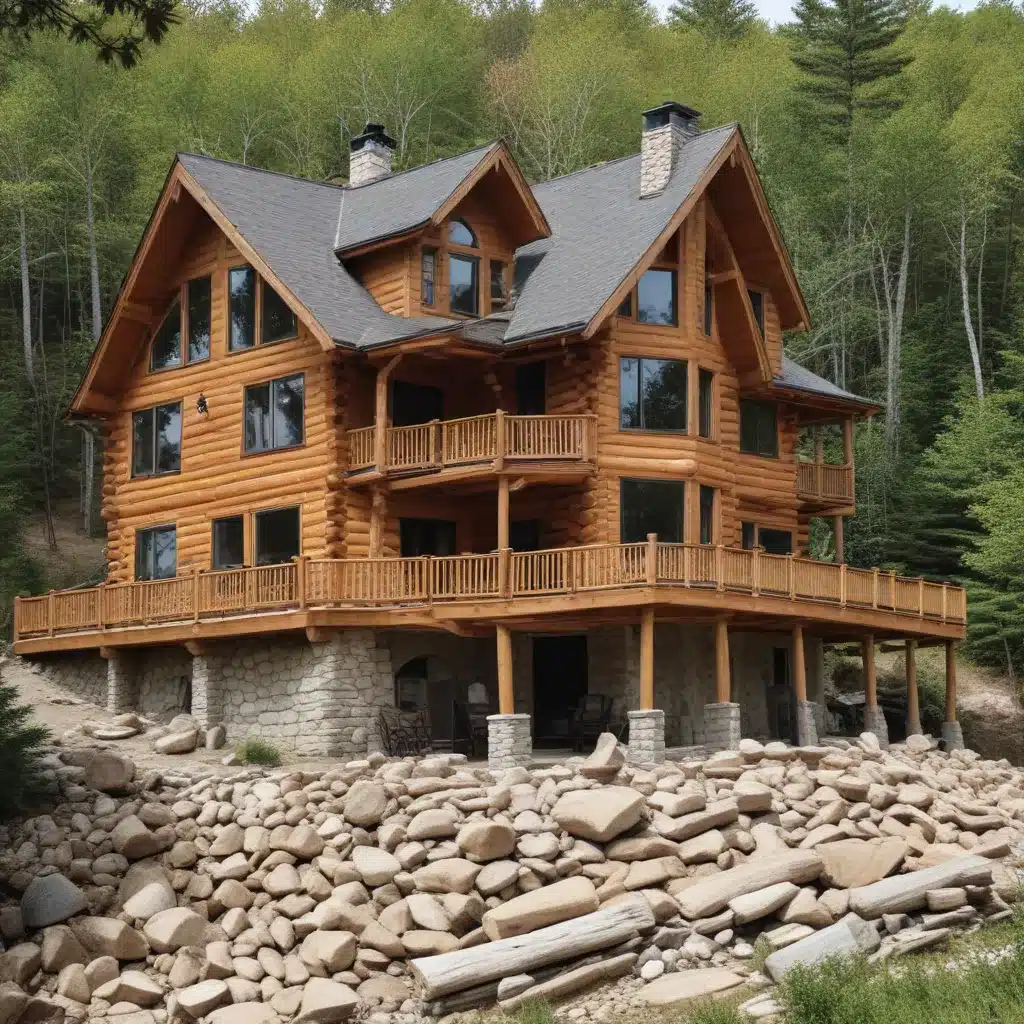 Addressing Log Home Structural Challenges on Steep Terrain