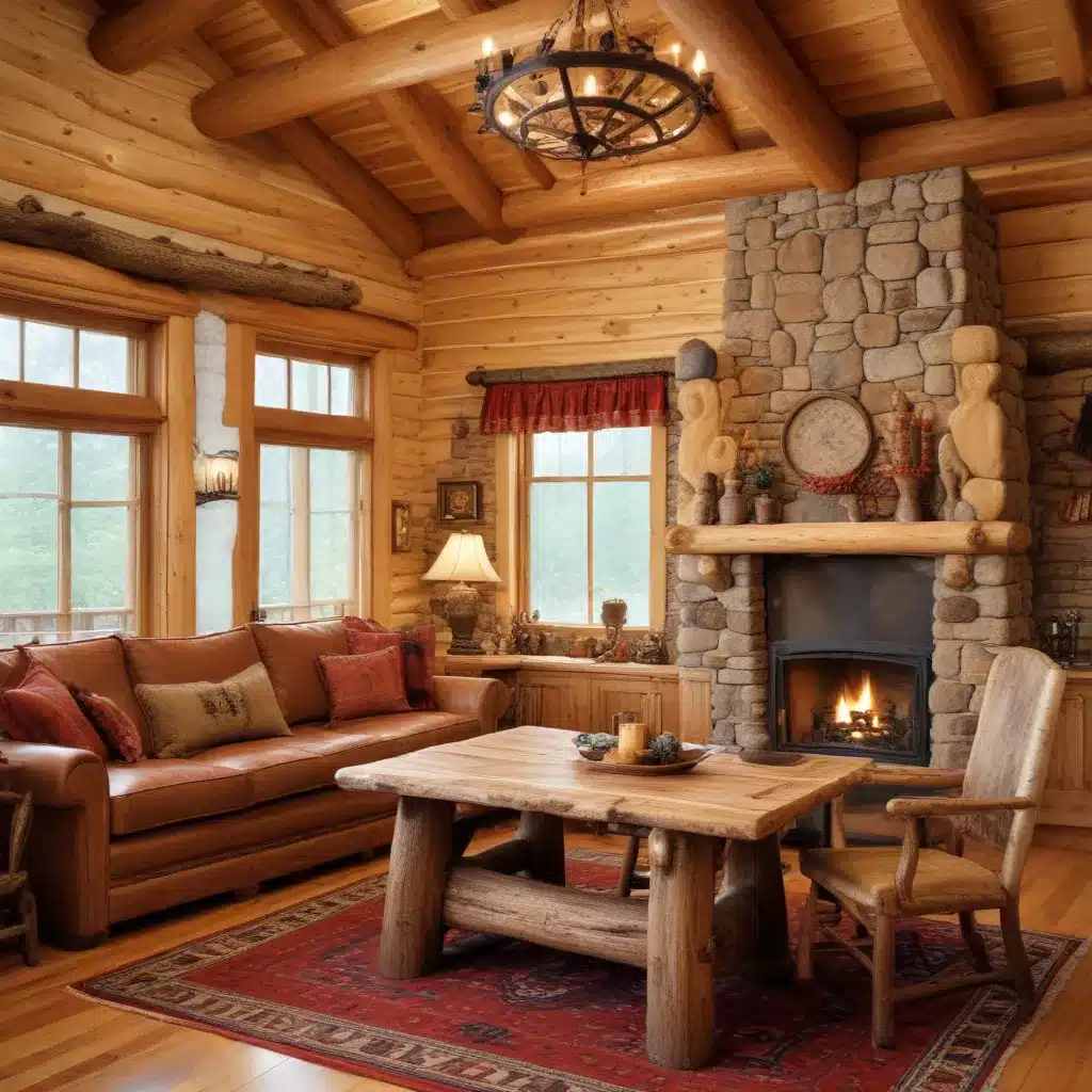 Artisanal Touches: Handcrafted Furnishings for Log Home Interiors