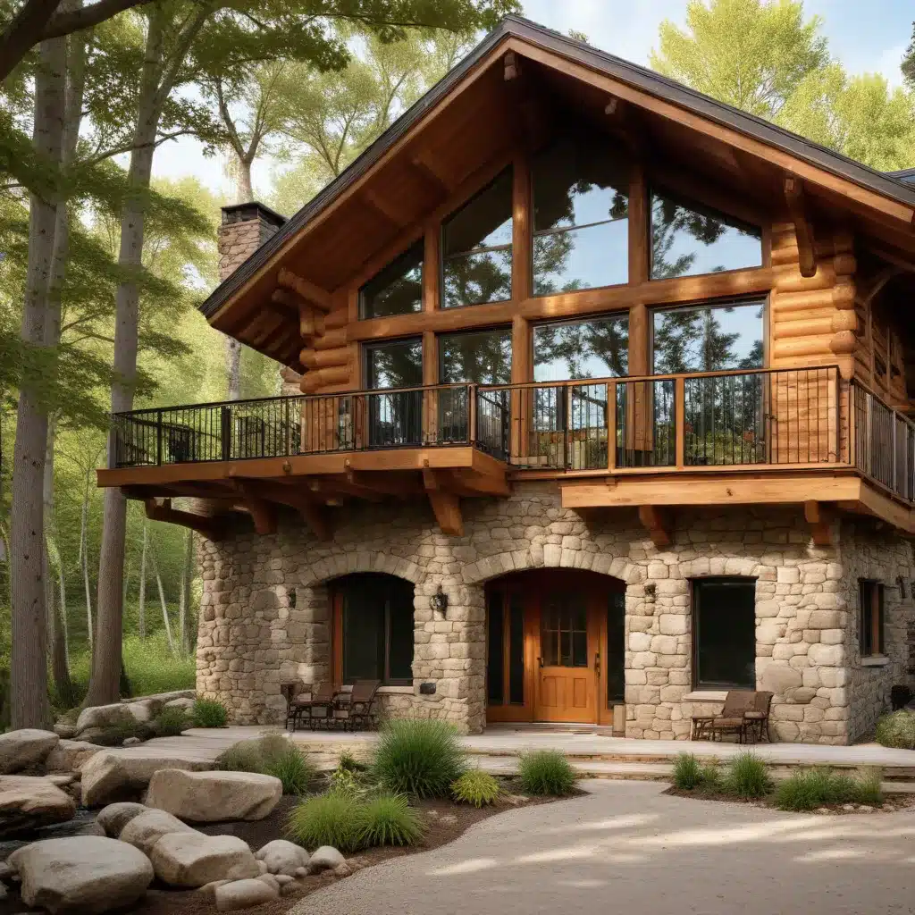 Blending Log Home Design with Surrounding Natural Landscapes