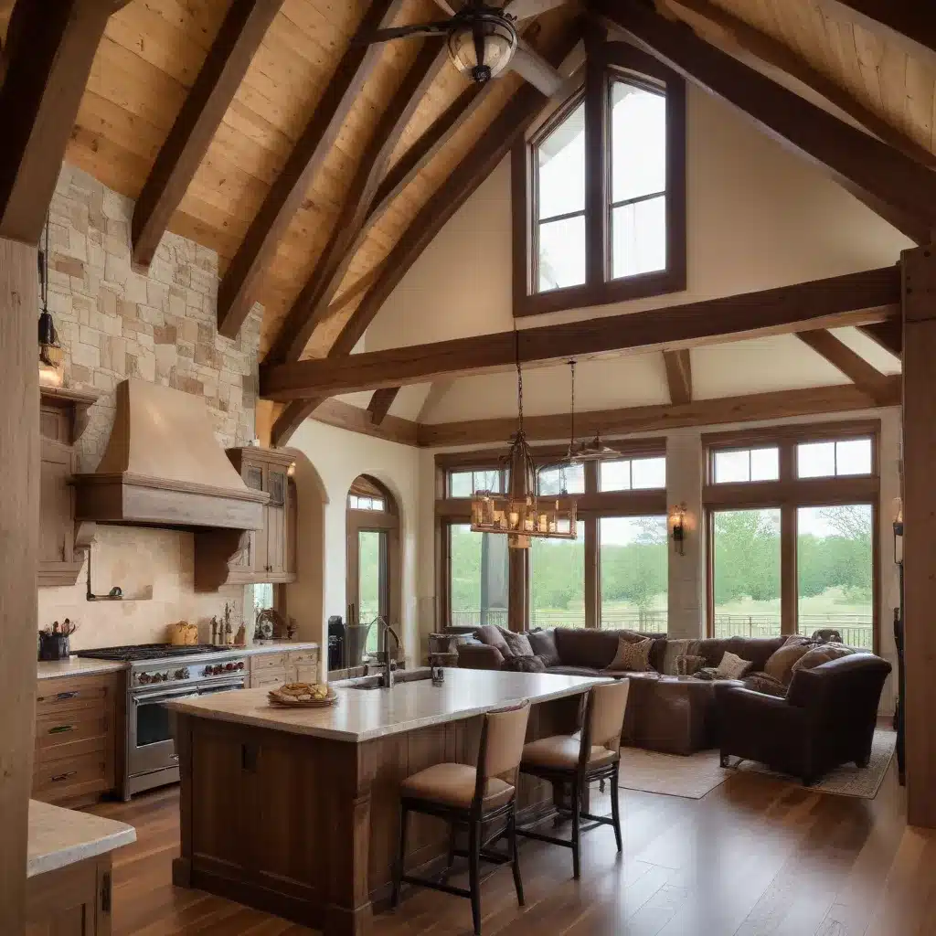 Blending Modern Amenities with Rustic Charm in Timber Frame Homes