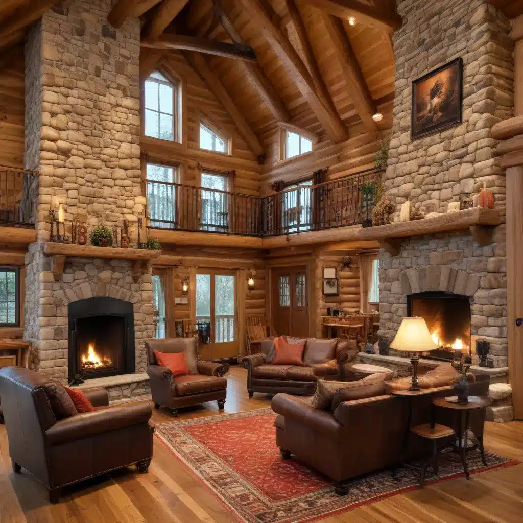 Blending Modern Comforts with Timeless Log Cabin Charm