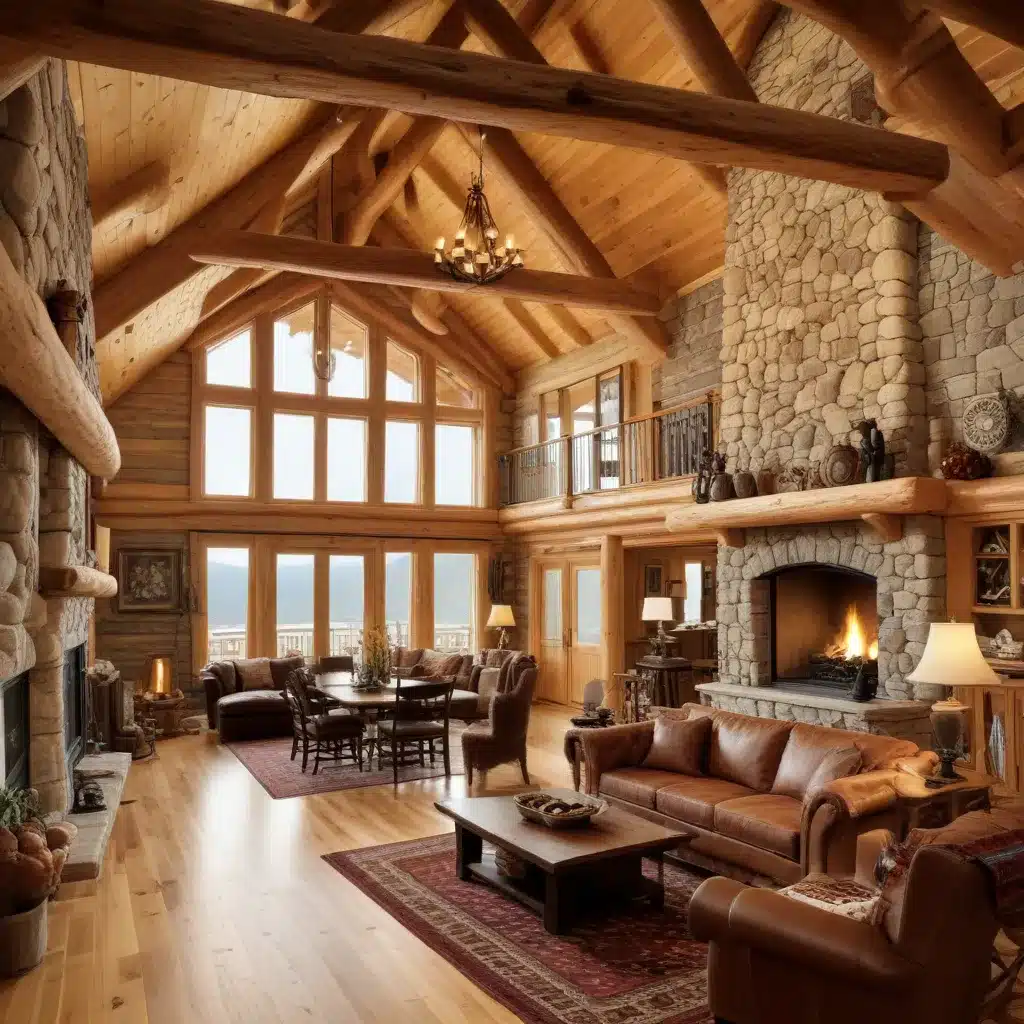 Blending Rustic and Contemporary: Harmonious Log Home Interiors