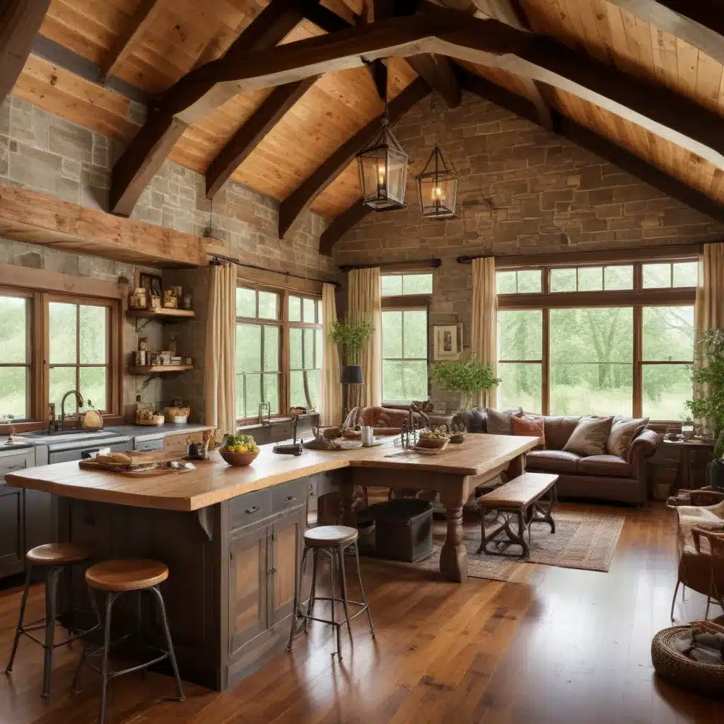 Cabin Charm: Blending Rustic Details with Modern Conveniences