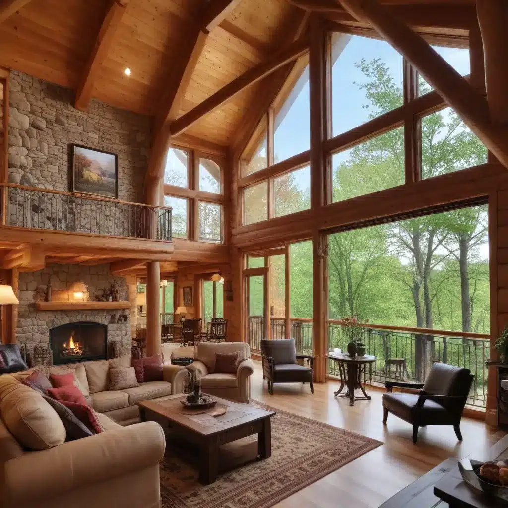 Cabin Getaways: Creating Peaceful Retreats with Breathtaking Log Home Vistas