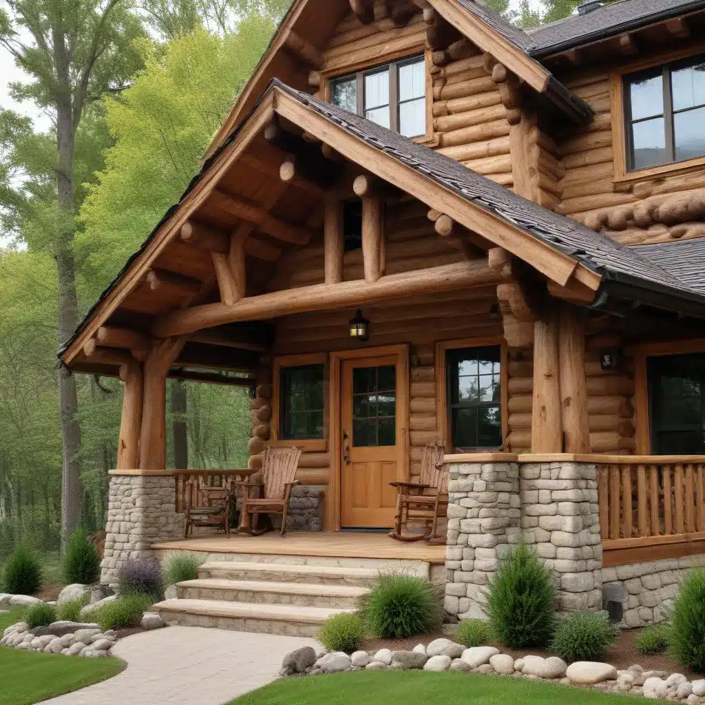 Captivating Curb Appeal: Enhancing Log Cabin Exterior Designs