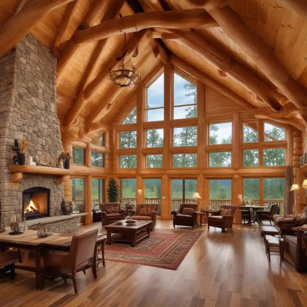 Combining Luxury and Sustainability in High-End Log Home Design