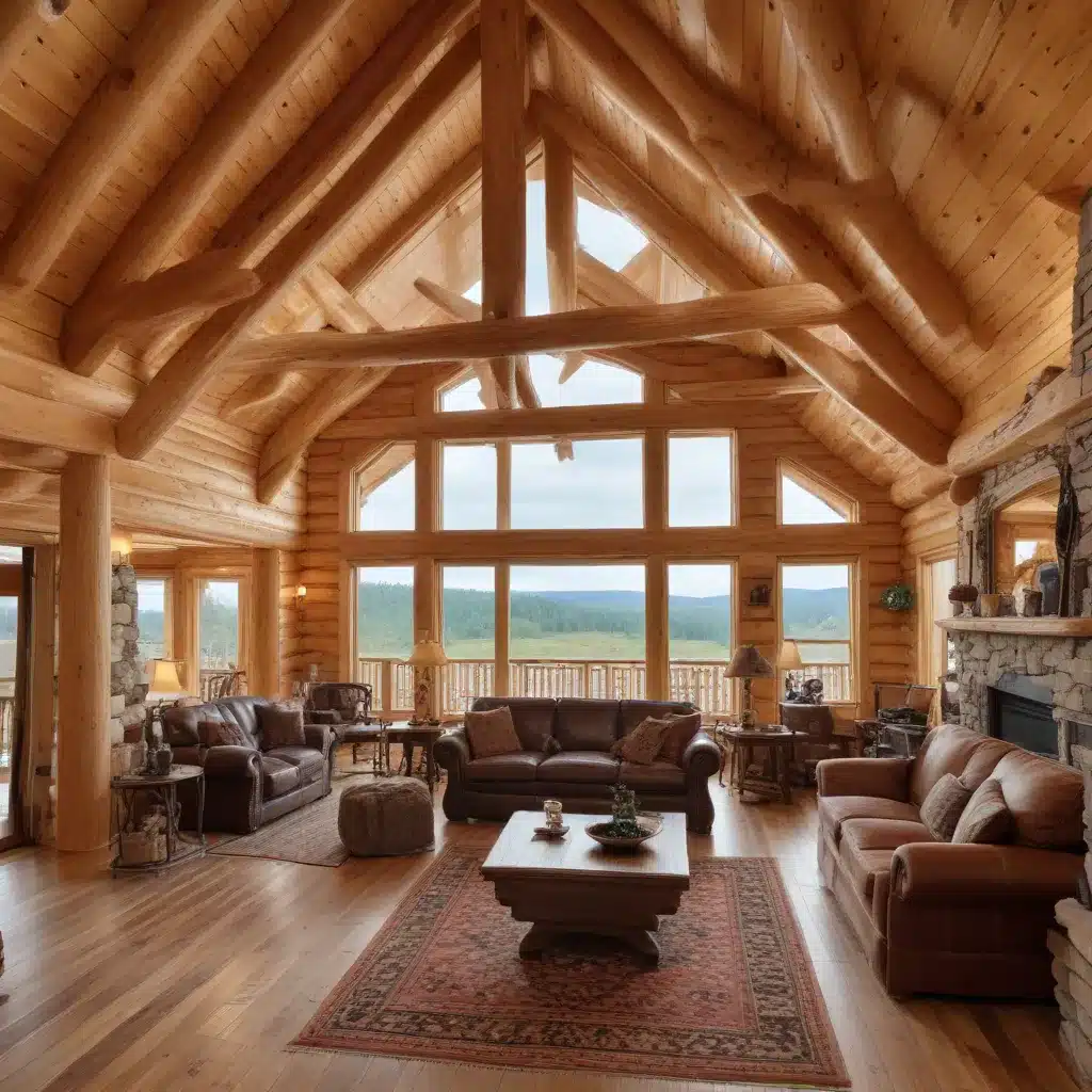 Constructing Log Homes that Celebrate the Beauty of Natural Wood