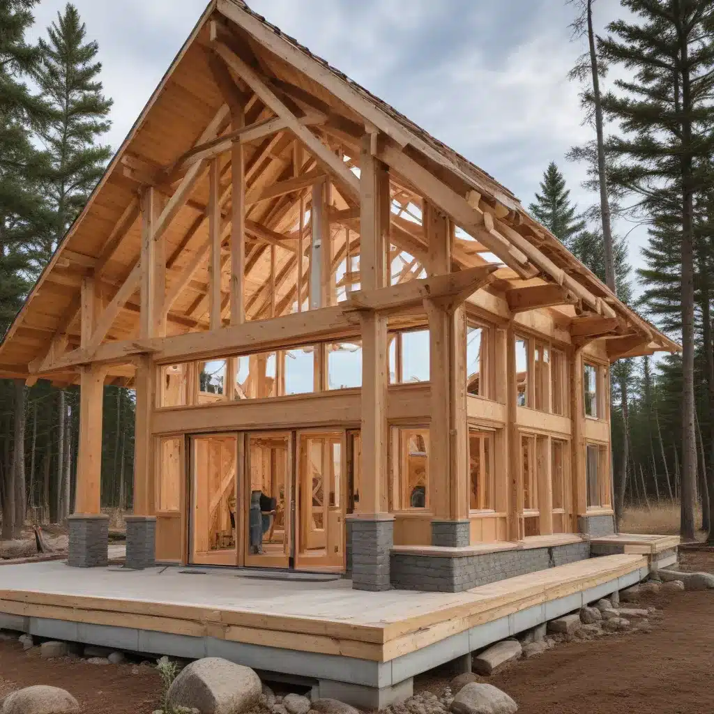 Constructing Net-Zero Emission Timber Frame Homes