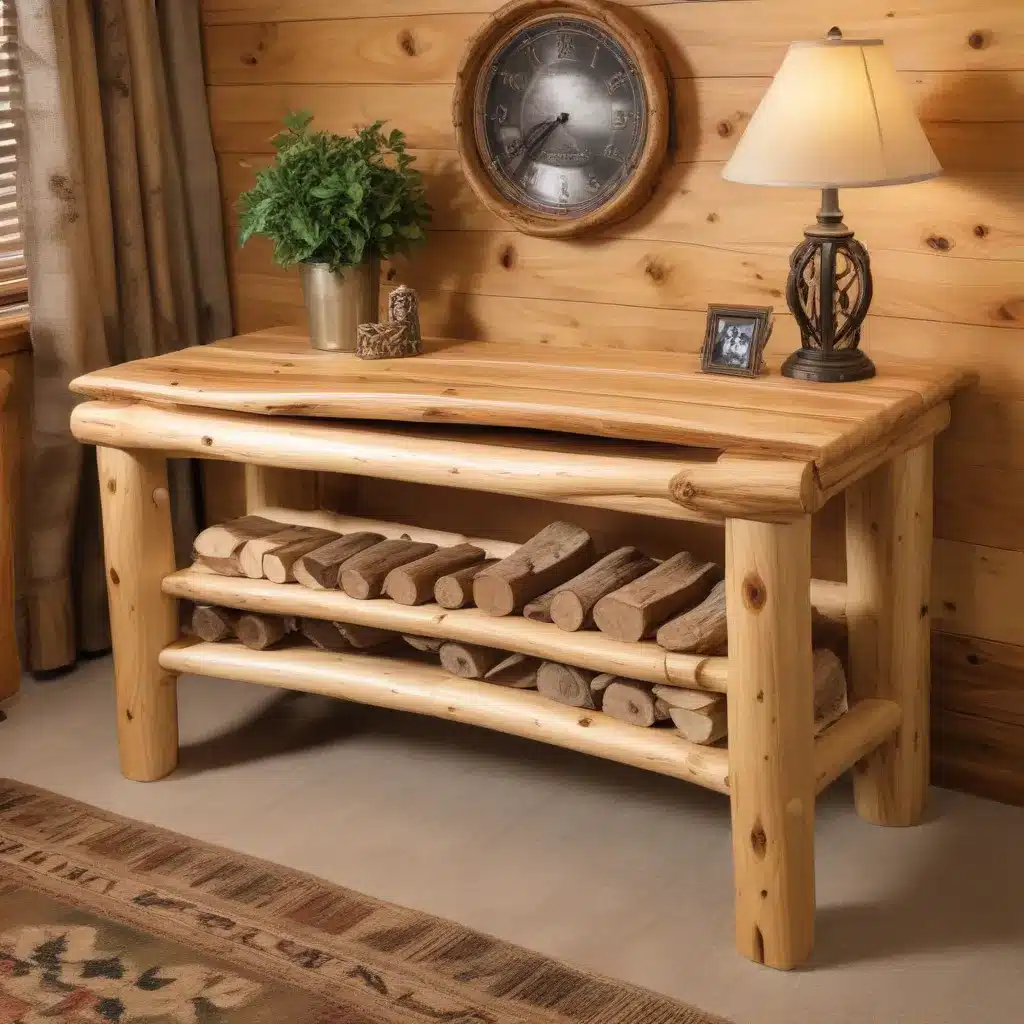 Crafting Cozy Interiors with Custom Log Furniture and Accents