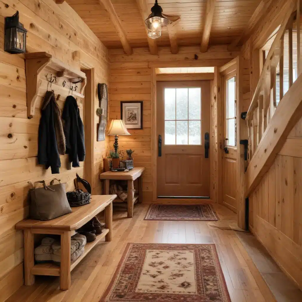 Crafting Cozy Log Home Entryways and Mudrooms