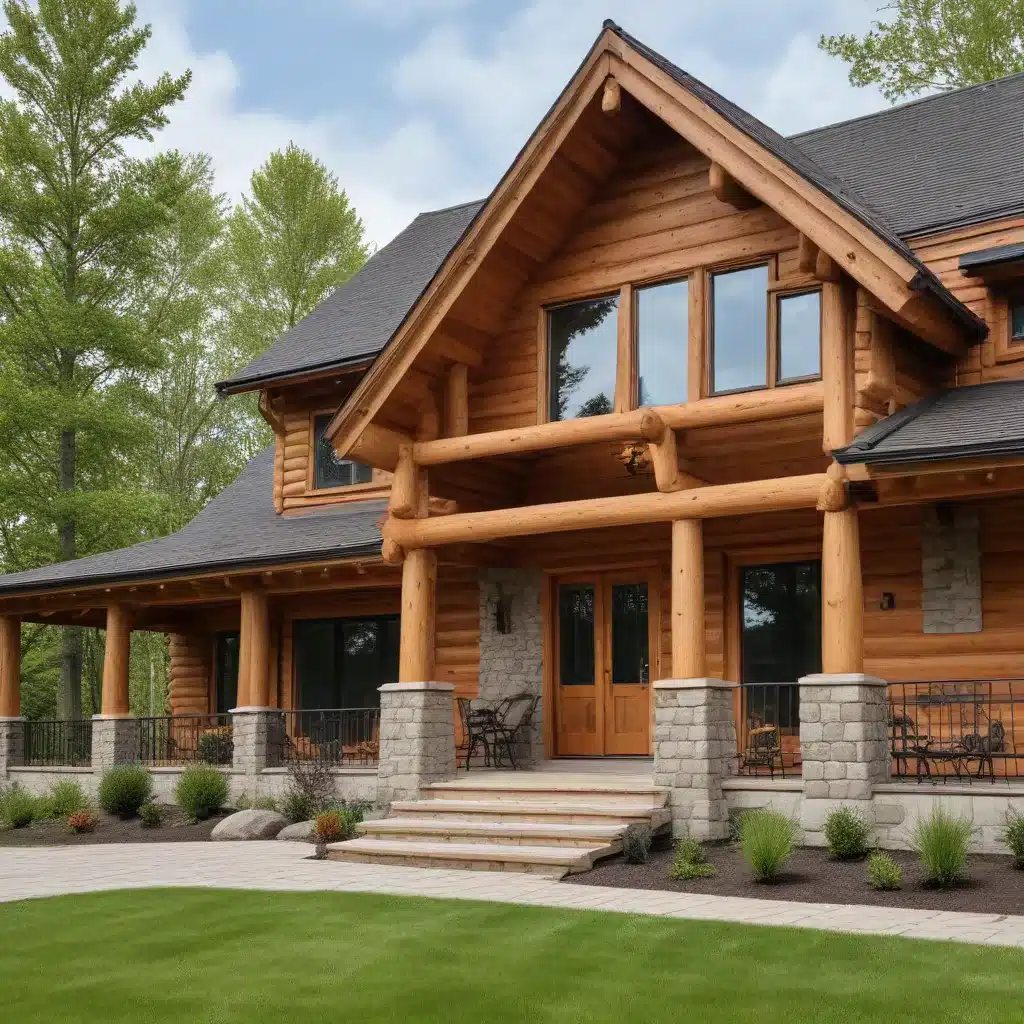 Crafting Timber Havens: Designing Captivating Log Home Exteriors