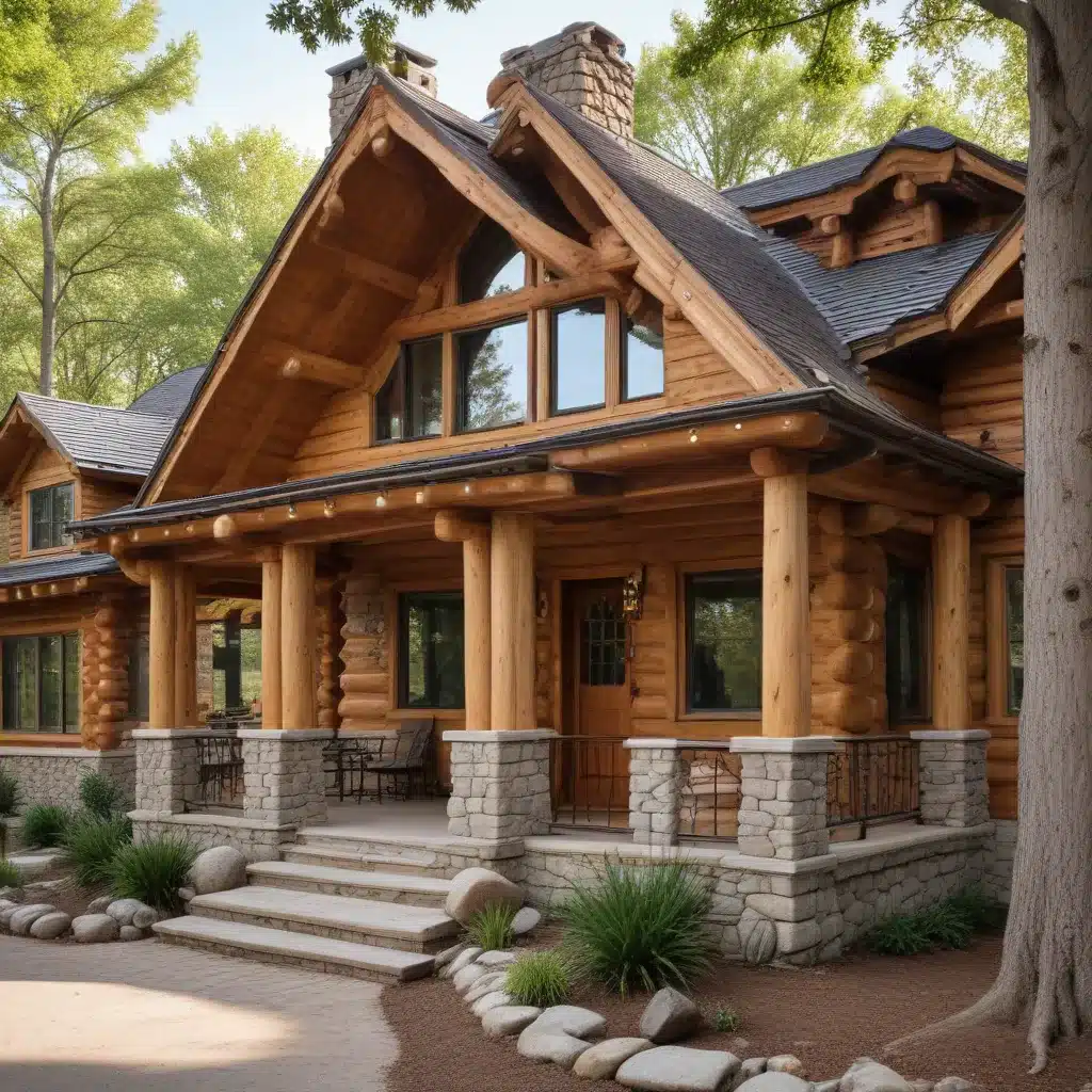 Crafting Timber Retreats: Designing Captivating Log Home Exteriors