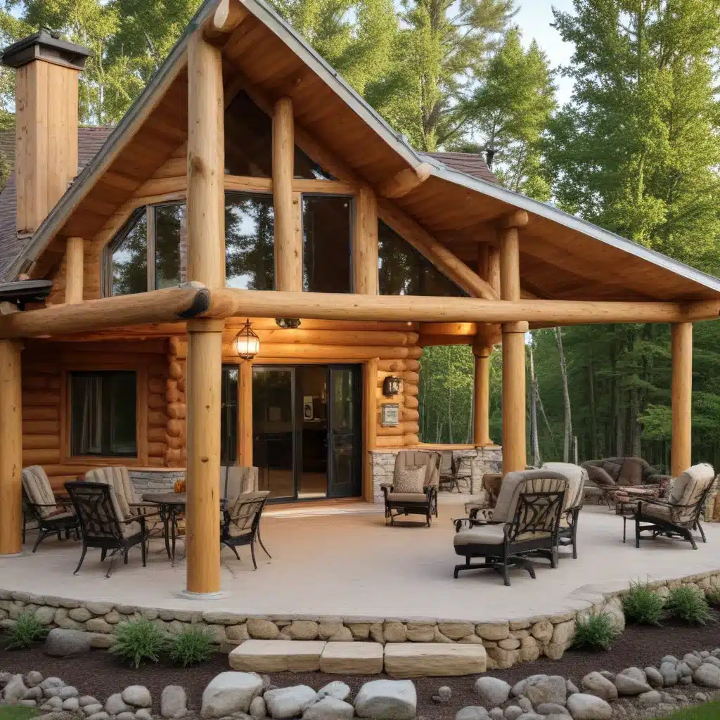 Cultivating the Log Home Lifestyle: Outdoor Living Spaces