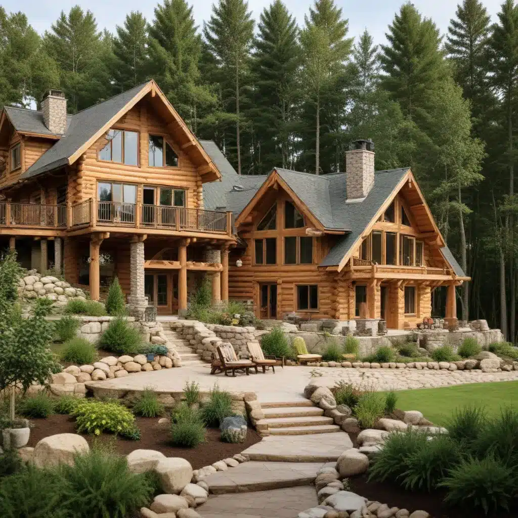 Cultivating the Outdoor Oasis: Inviting Log Home Landscapes