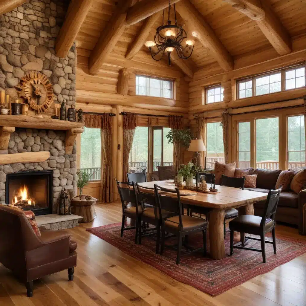 Curating Rustic Elegance: Furnishing Log Home Interiors