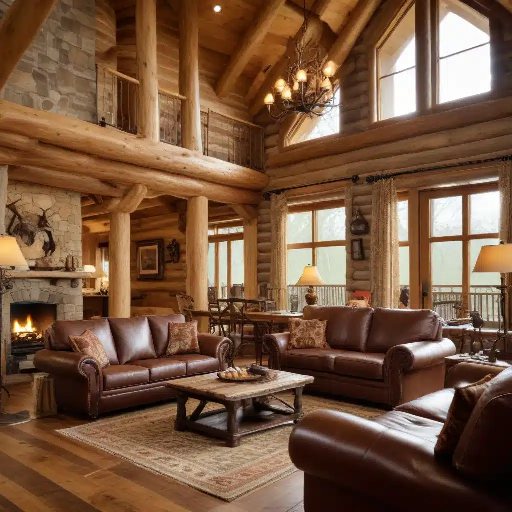 Curating Rustic Elegance: Furnishings for Log Home Interiors