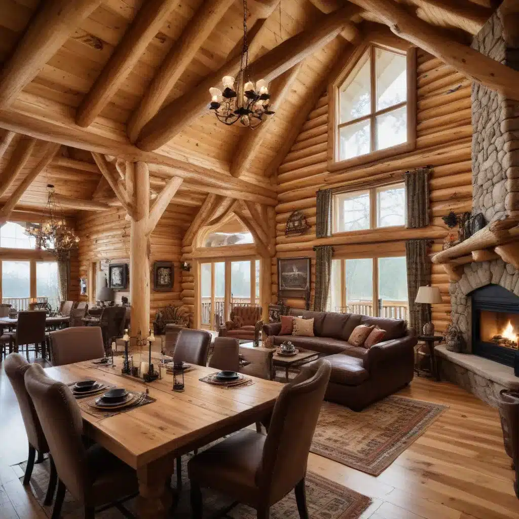 Curating the Rustic Charm: Furnishing Log Home Interiors