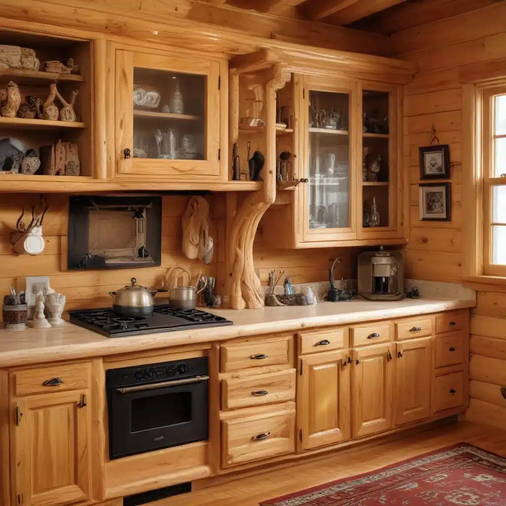 Customizing Log Home Cabinetry and Built-In Furnishings