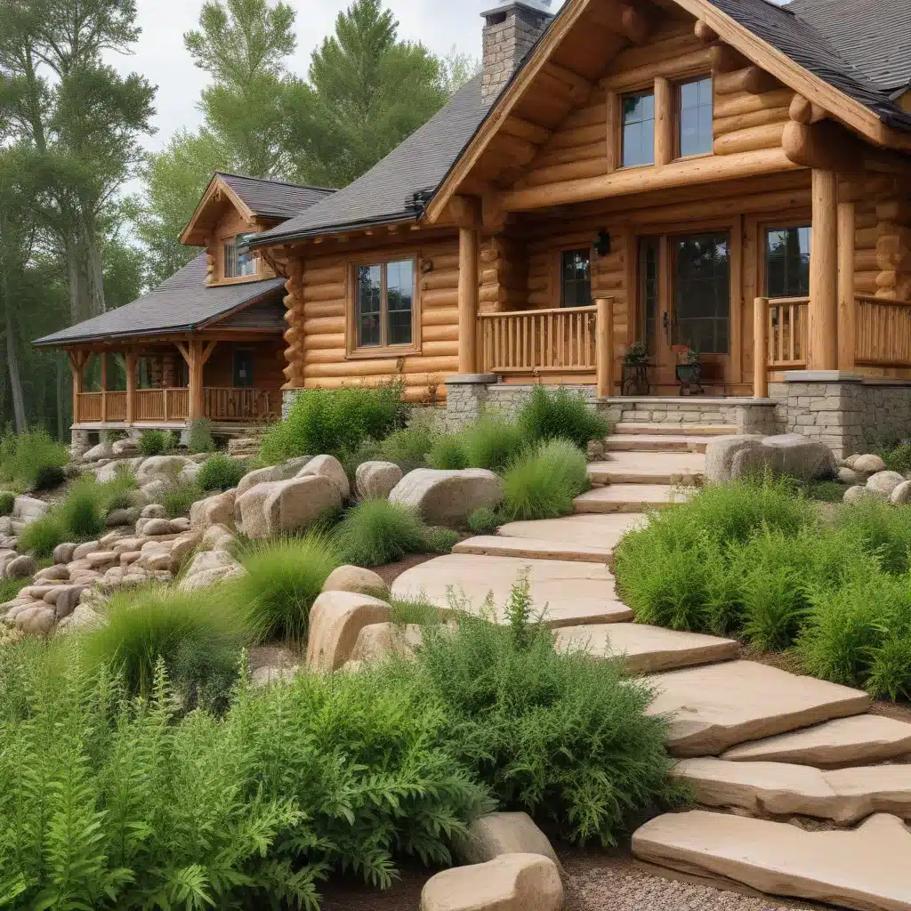 Embracing Sustainable Landscaping Around Log Cabin Homes