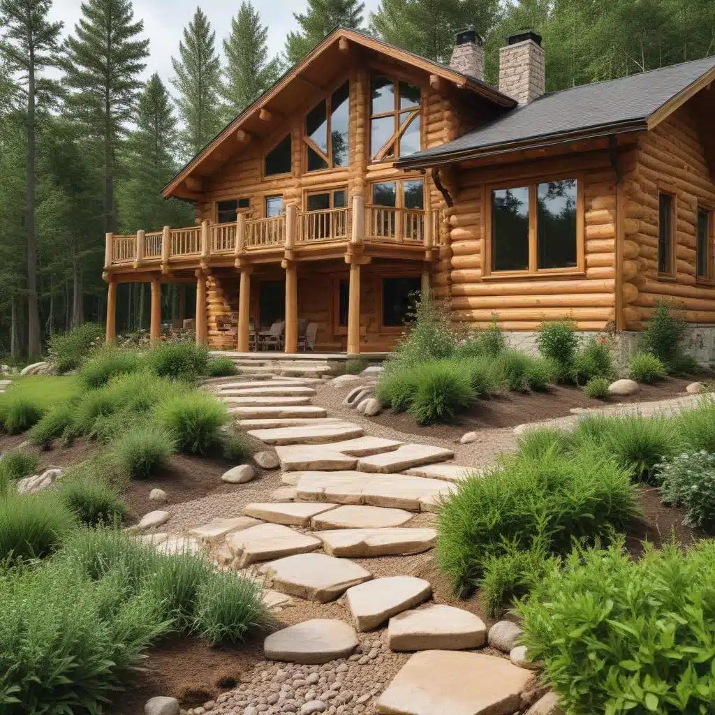 Embracing Sustainable Landscaping Around Log Cabins