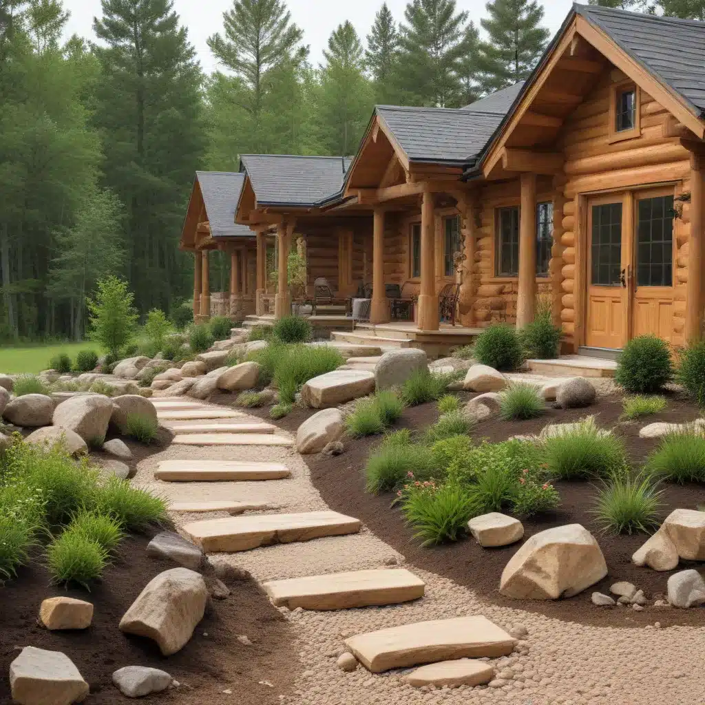 Embracing Sustainable Landscaping Practices Around Log Cabins