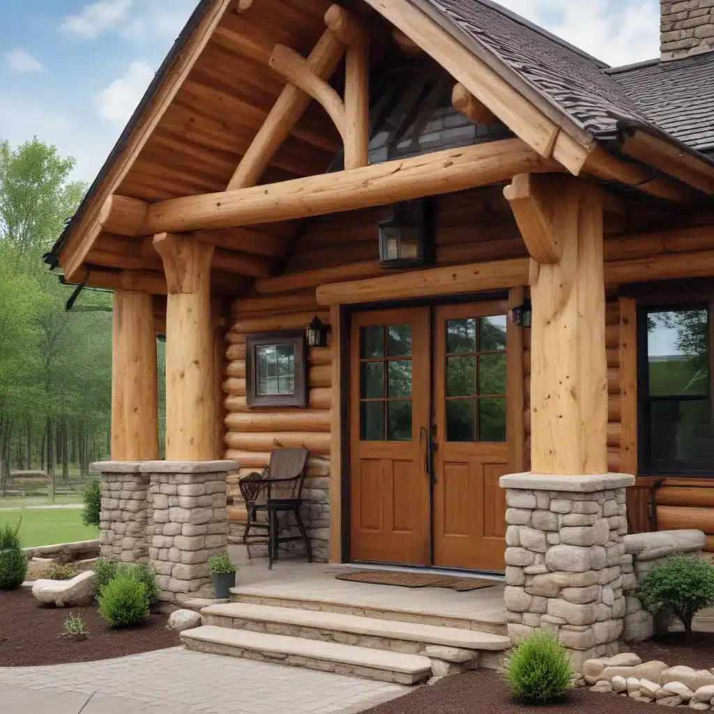 Enhancing Curb Appeal with Captivating Log Cabin Exteriors