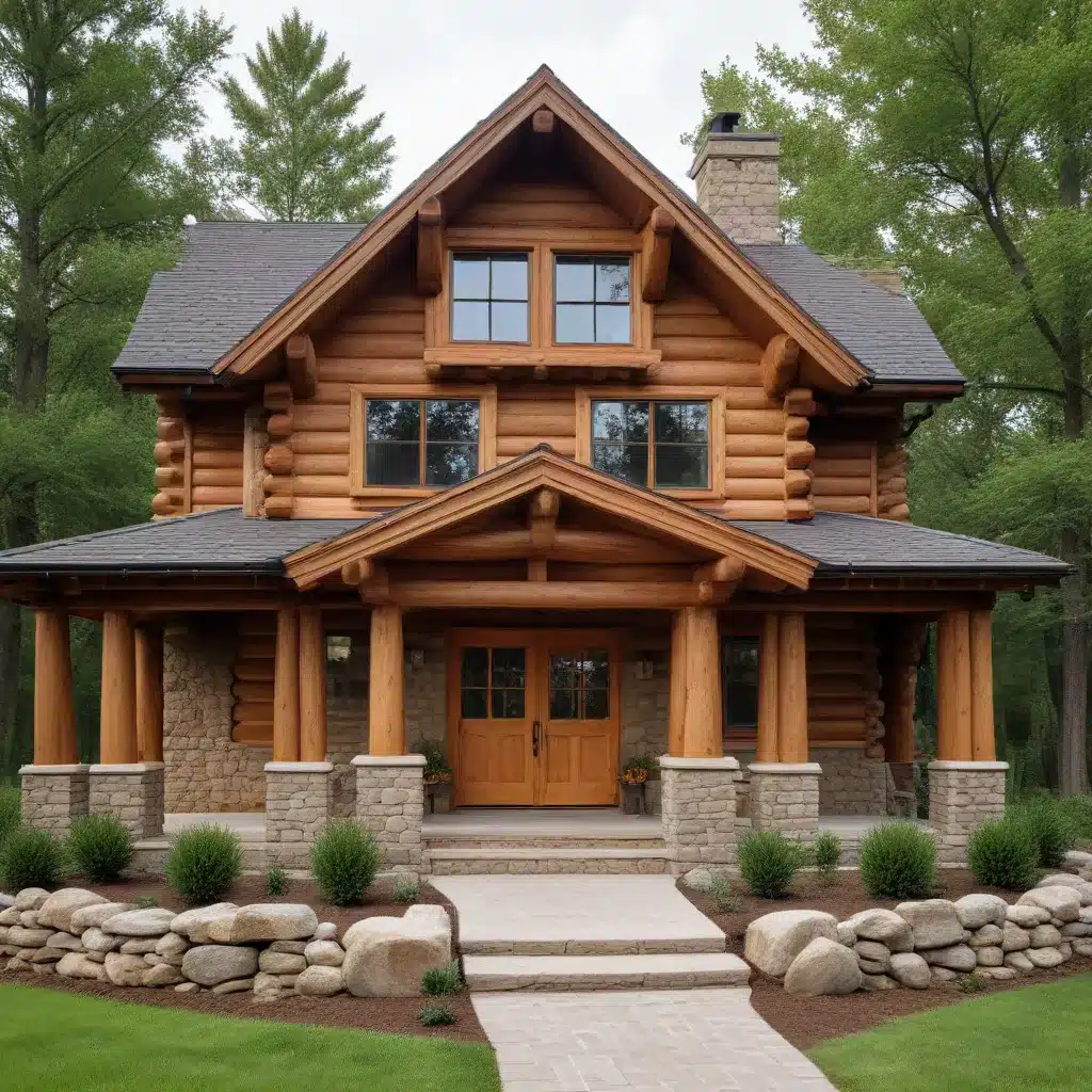 Enhancing Log Cabin Exterior Designs: Captivating Curb Appeal