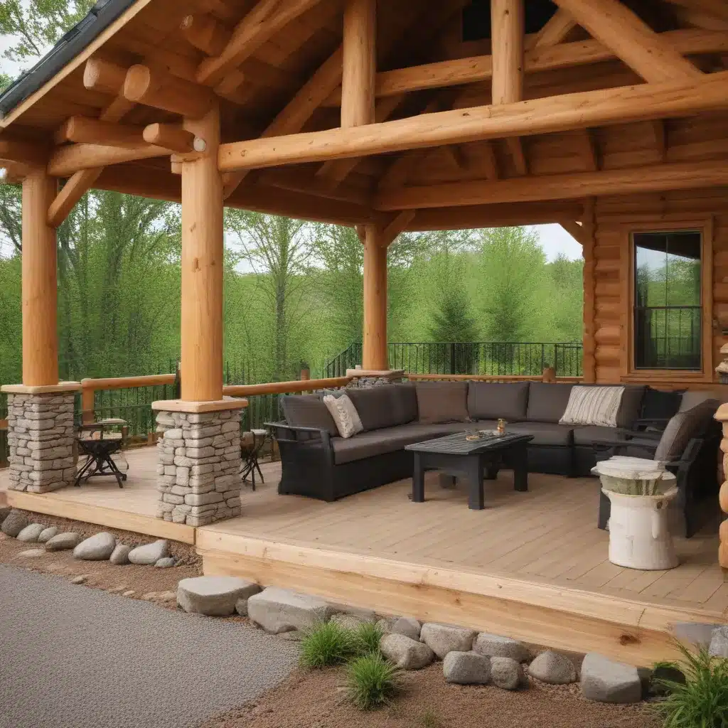 Enhancing Outdoor Living Spaces Around Log Cabins