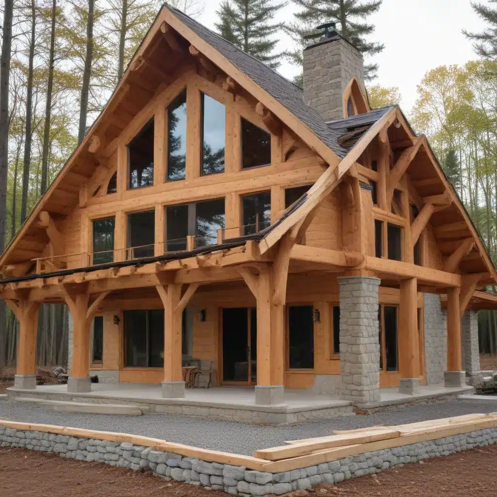 Exploring Hybrid Log and Timber Frame Construction