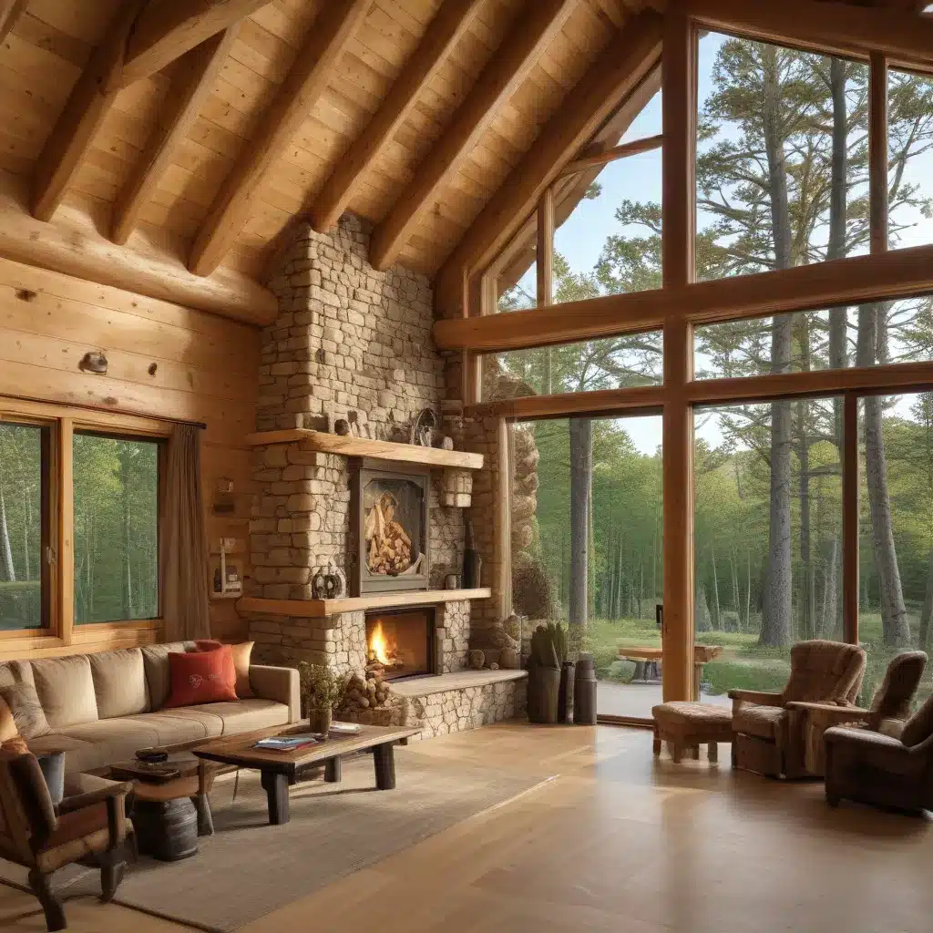 Harmonizing Nature and Smart Technology in Log Cabin Design