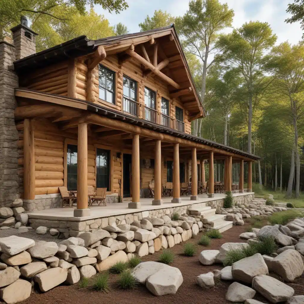 Harnessing Nature’s Beauty: Blending Log Cabins with the Landscape