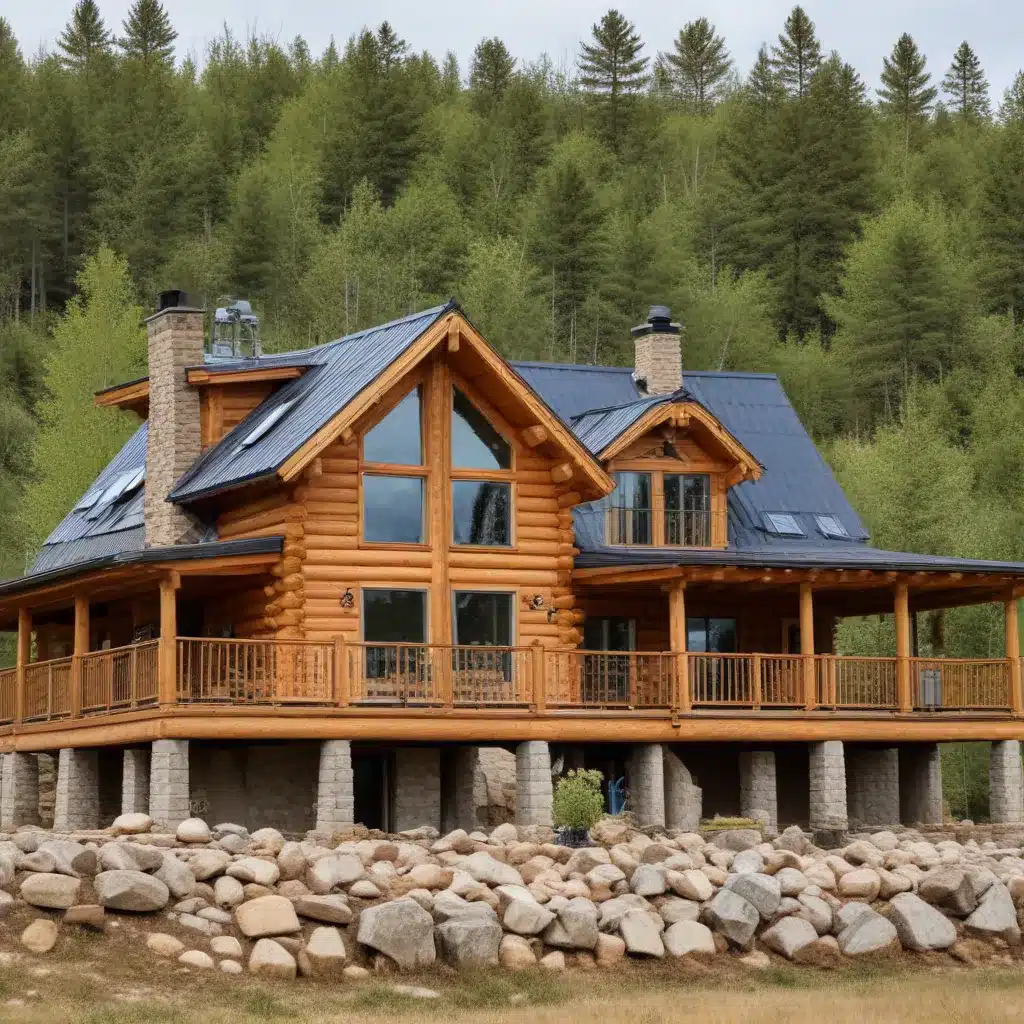 Harnessing Renewable Energy Solutions to Power Off-Grid Log Home Lifestyles