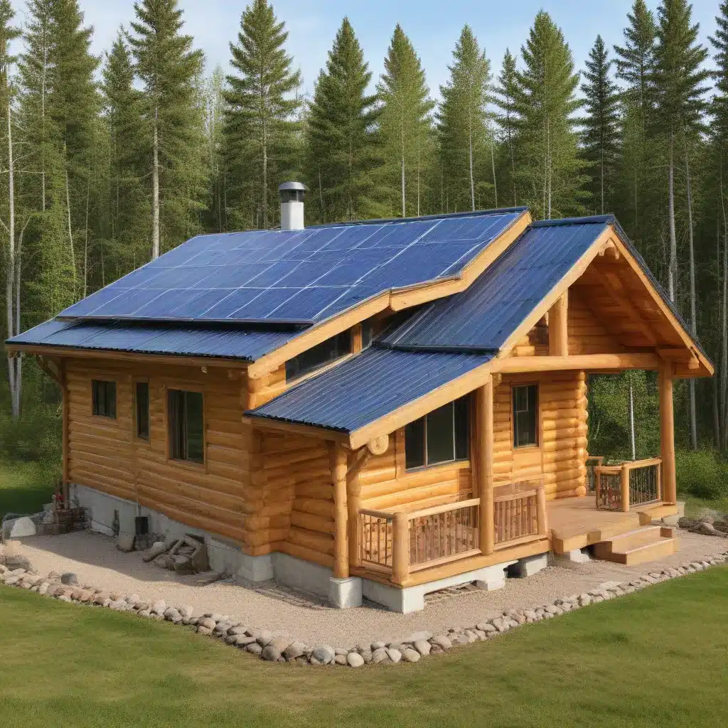 Harnessing Solar Energy for Off-Grid Log Home Power Generation