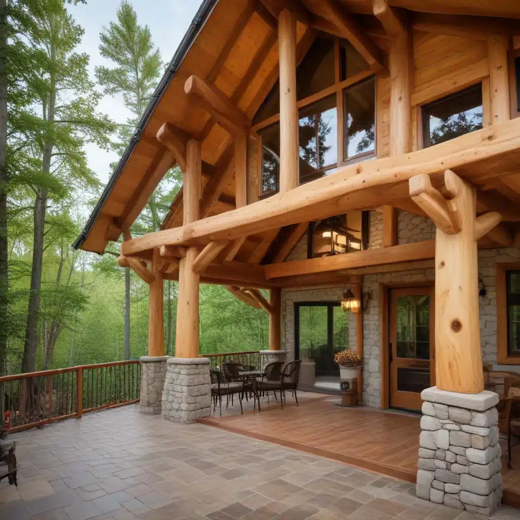 Harnessing the Beauty of Timber Frames in Log Home Architecture