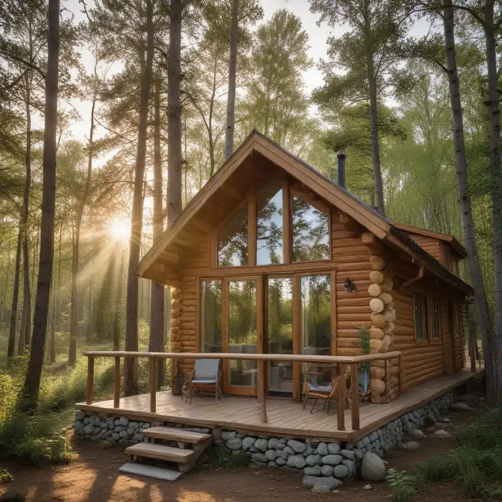 Harnessing the Sun’s Power in Off-Grid Log Cabin Oases