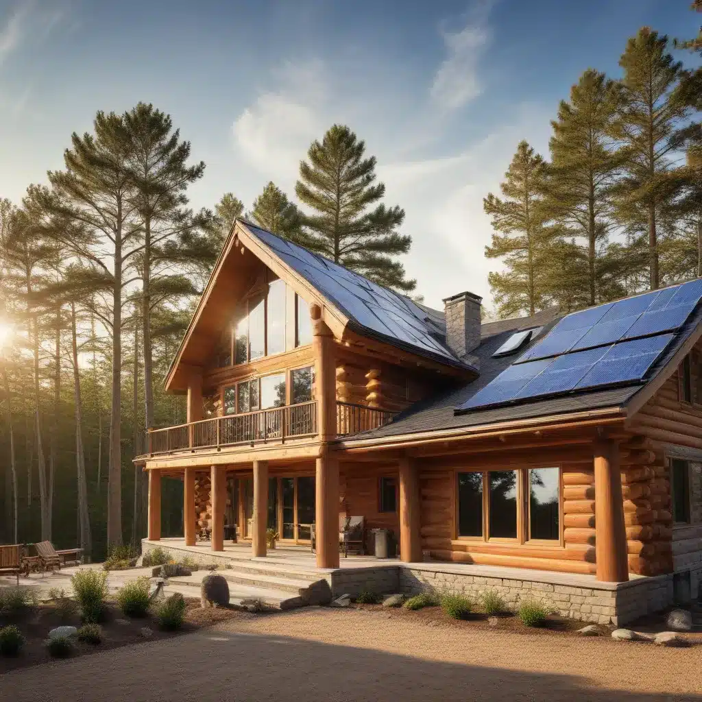 Harnessing the Sun: Integrating Solar Power in Log Home Design