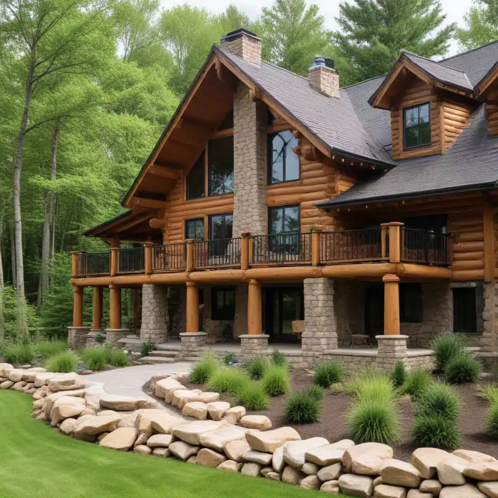 Incorporating Sustainable Landscaping Around Log Homes