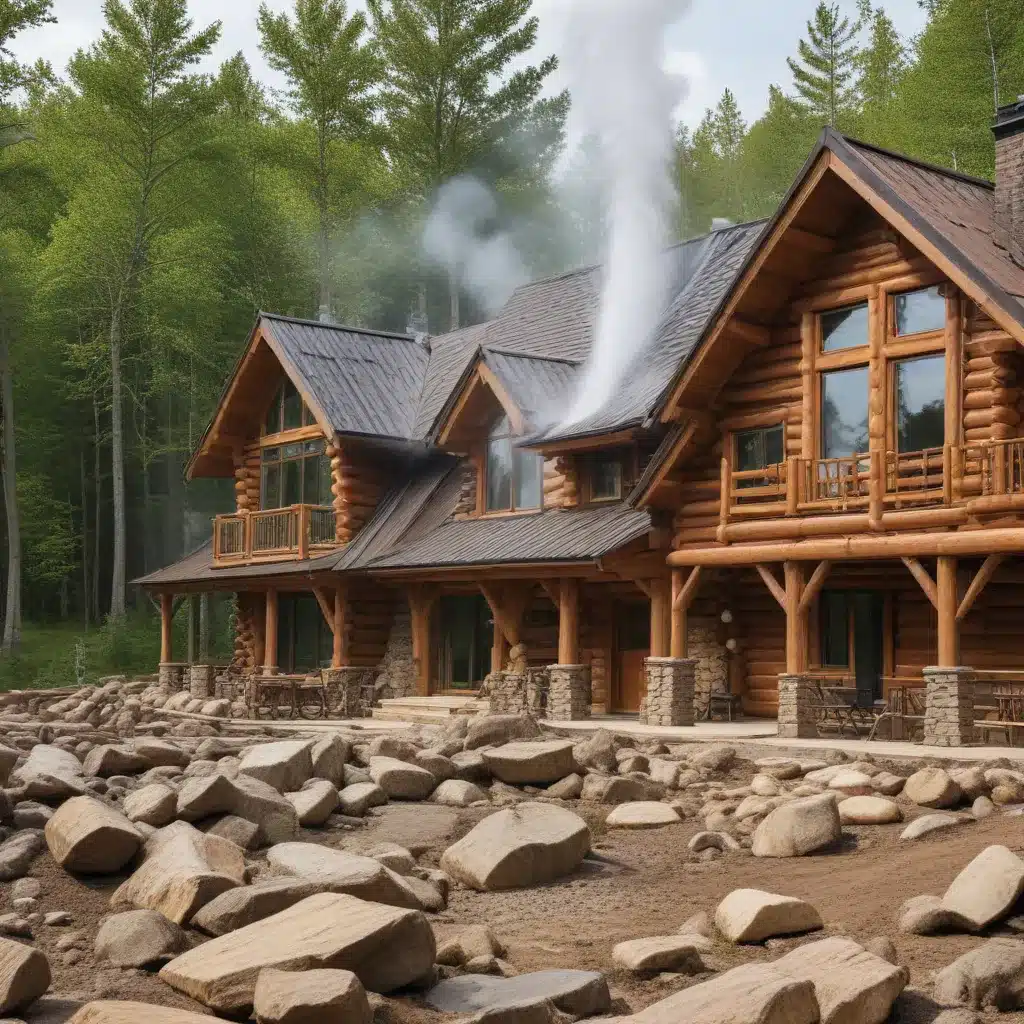 Integrating Geothermal Systems in Rustic Log Cabins