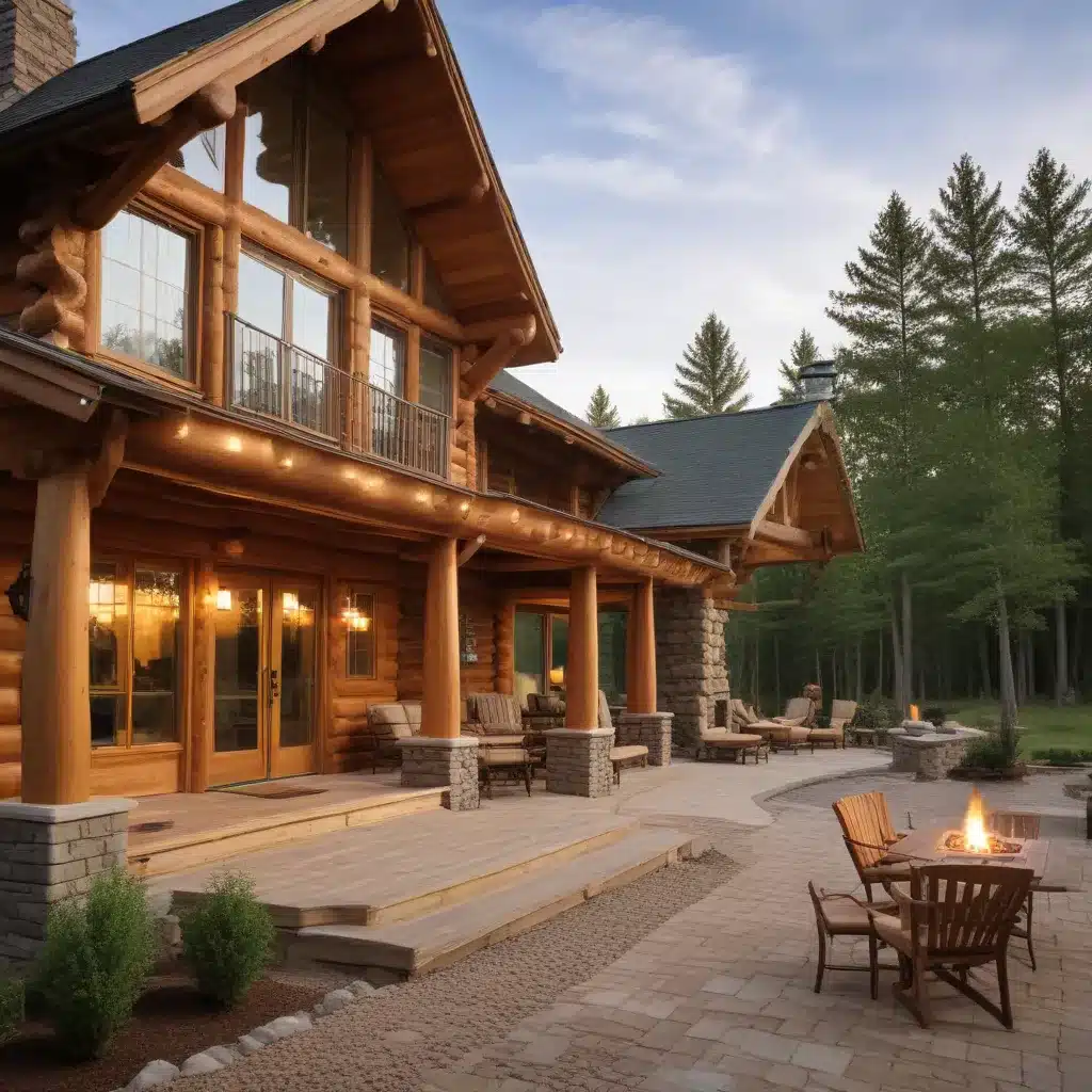 Integrating Outdoor Living Spaces into Log Home Design