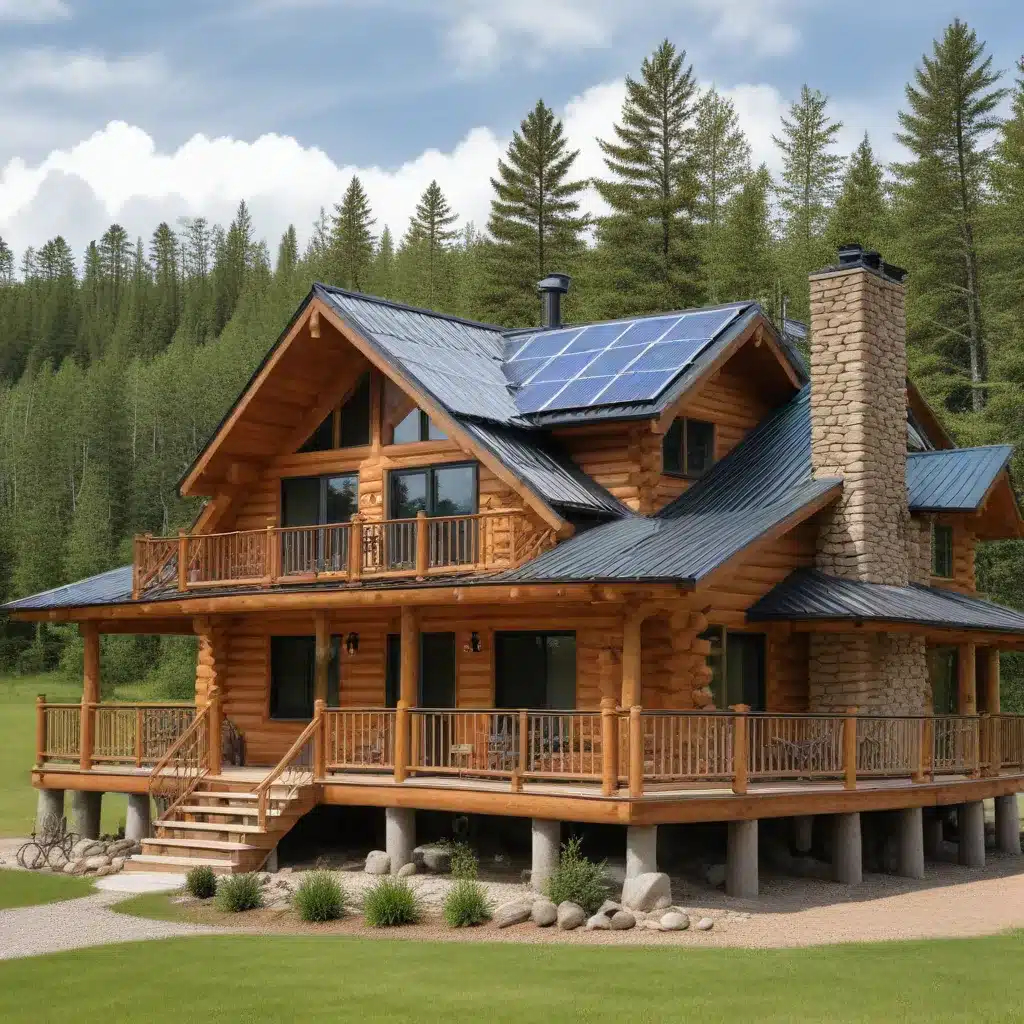 Integrating Renewable Energy Systems in Off-Grid Log Home Design