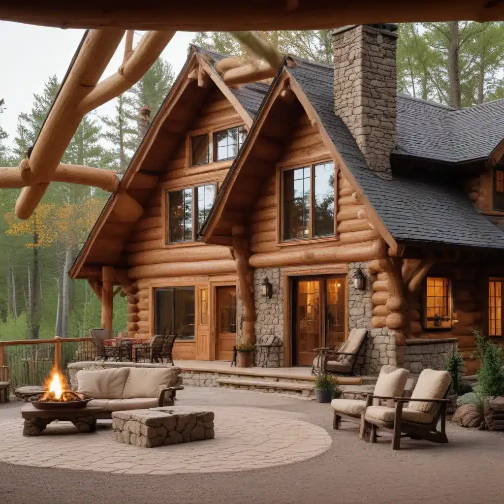 Integrating Smart Home Technology into Cozy Log Home Design Concepts