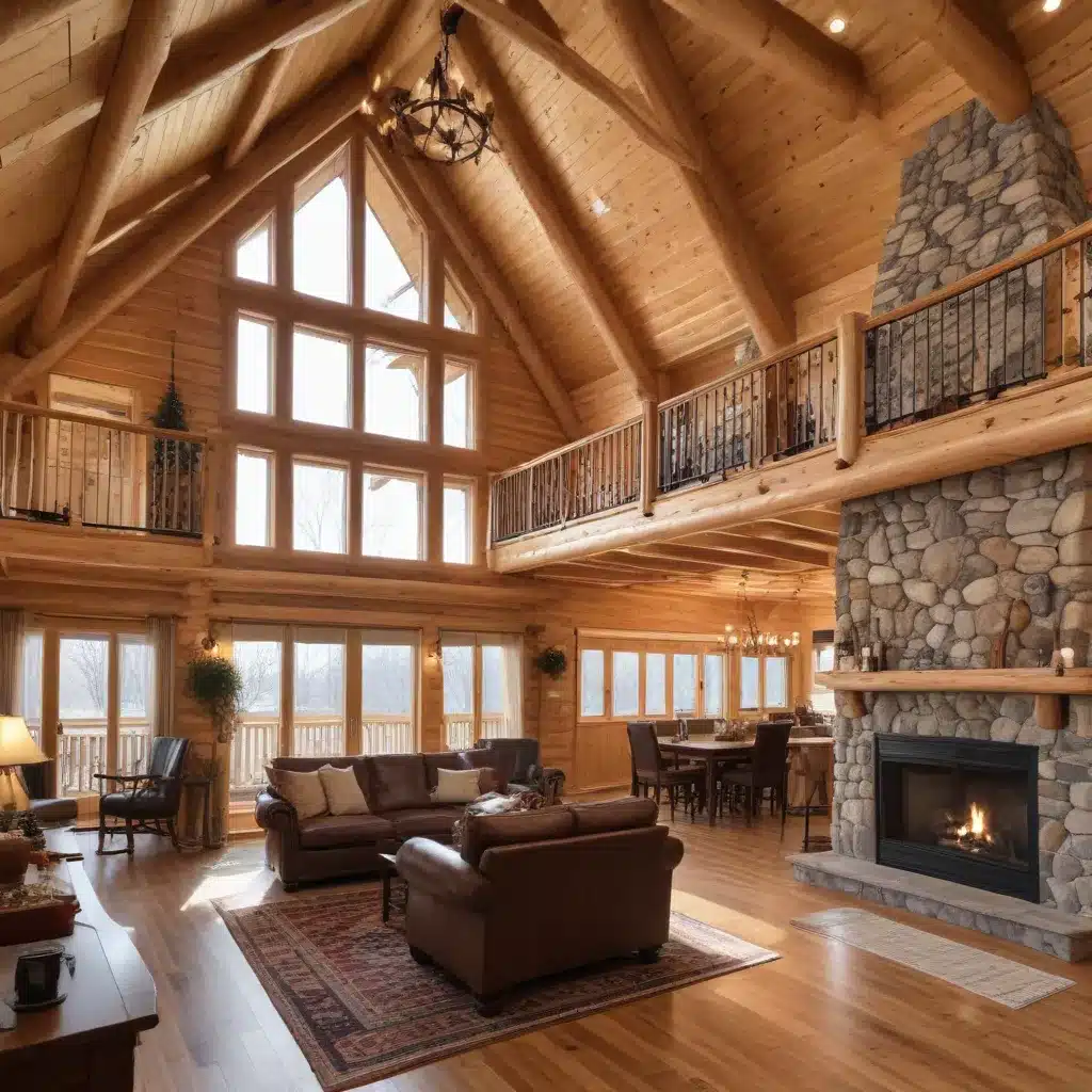 Maximizing Natural Lighting in Open-Concept Log Home Designs