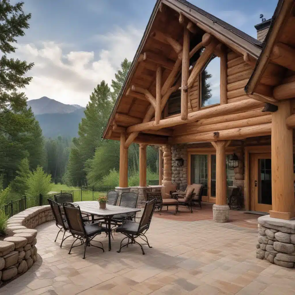 Maximizing Outdoor Living Spaces in Mountainous Log Home Settings