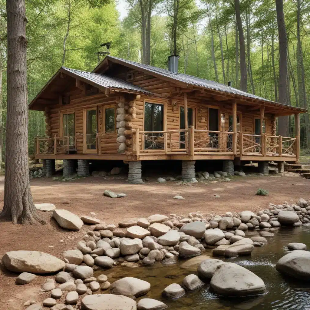 Off-Grid Oasis: Building Self-Sufficient Log Cabins