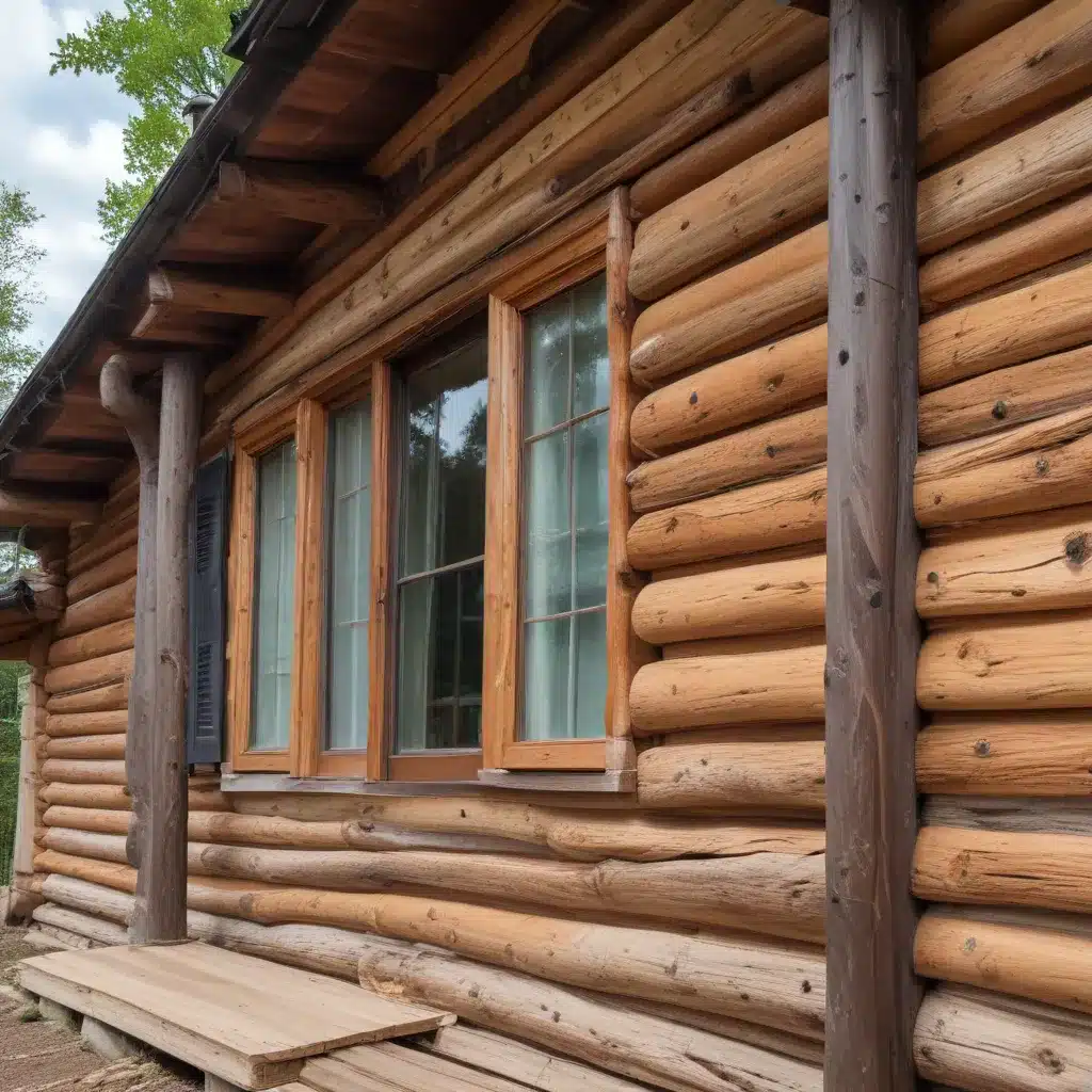 Preserving the Natural Patina of Weathered Log Home Exteriors