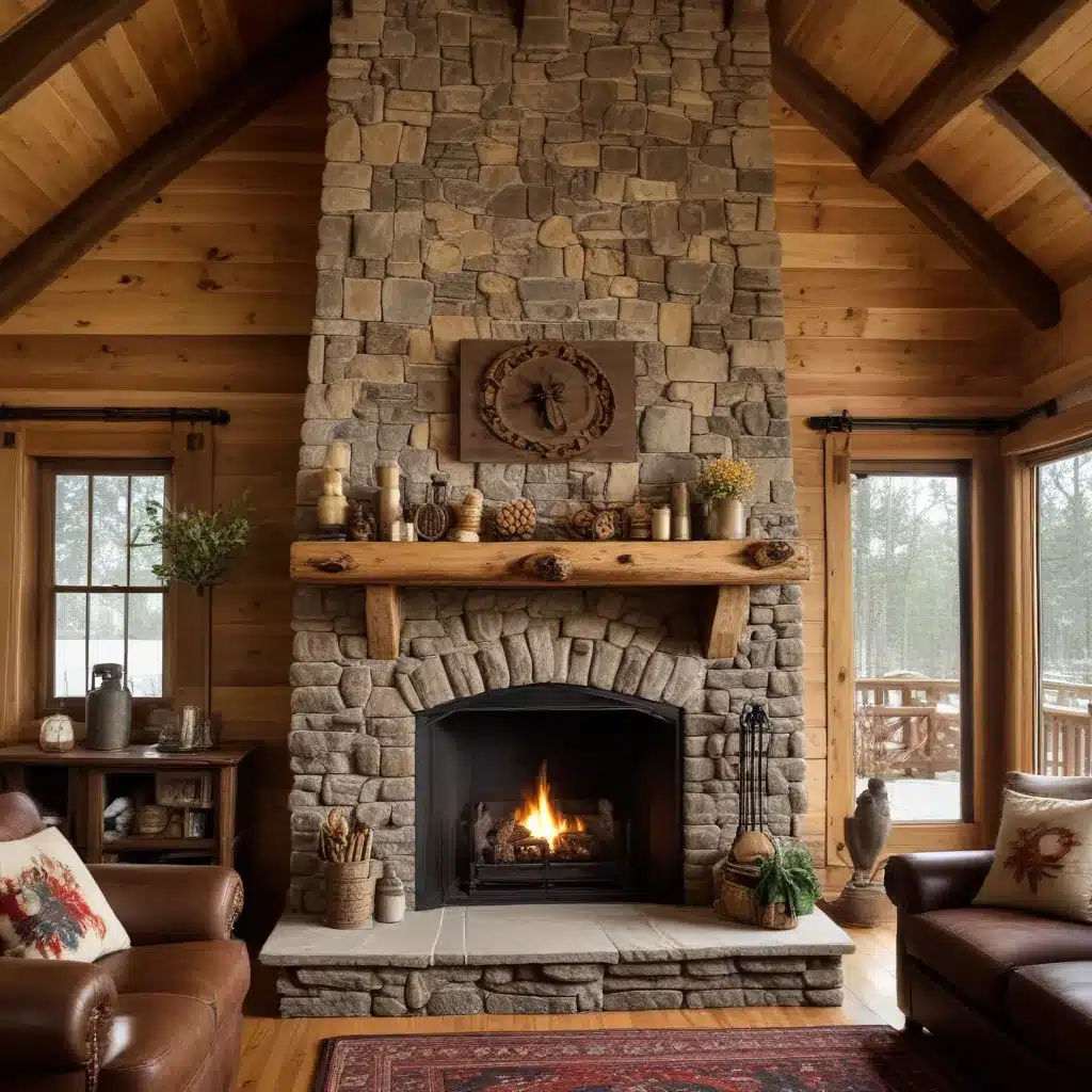 Preserving the Unique Character of Rustic Log Cabin Fireplace Features